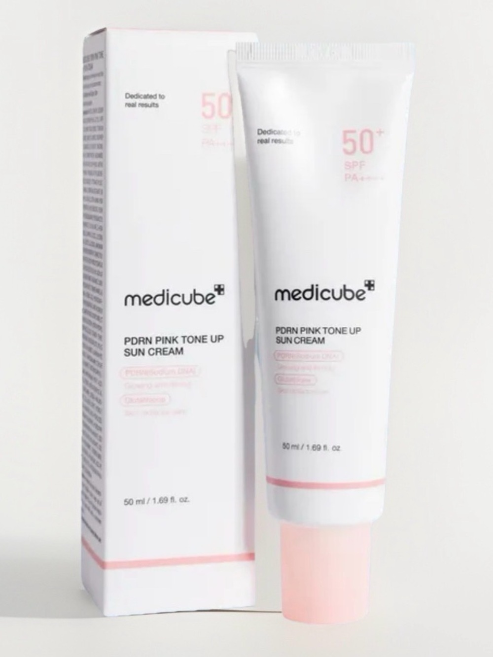 Medicube PDRN Pink Tone Up Sun Screen Cream 50+ SPF PA+++ UV Base 50ml/1.69oz.